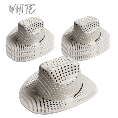 Chapeaux de Cowboy de mariage, 4 à 24 pièces, chapeaux de Cowboy occidentaux, cadeau pour femmes, réception de mariage, bal de danse, fête prénuptiale