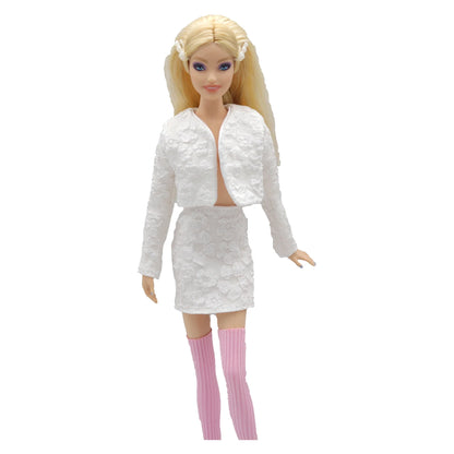 New 30cm 1/6 Doll flower Top Dress Daily Wear Accessories Clothes for Barbies doll