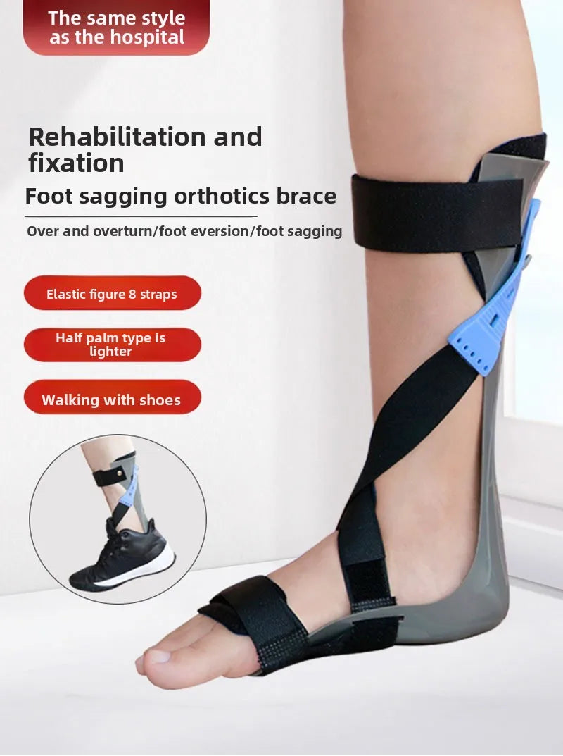 Orthèses de chute de pied orthèse de cheville élasticité réglable orthèses Valgus course hémiplégie chaussures de rééducation Supports de pied