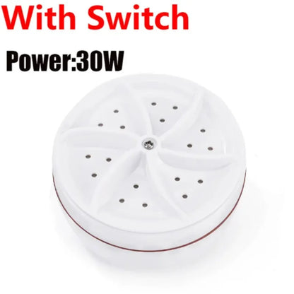 Mini Washing Machine USB Rotating Turbine Portable Washing Machine For Socks Underwear Wash Dishes For Travel Home Business Trip