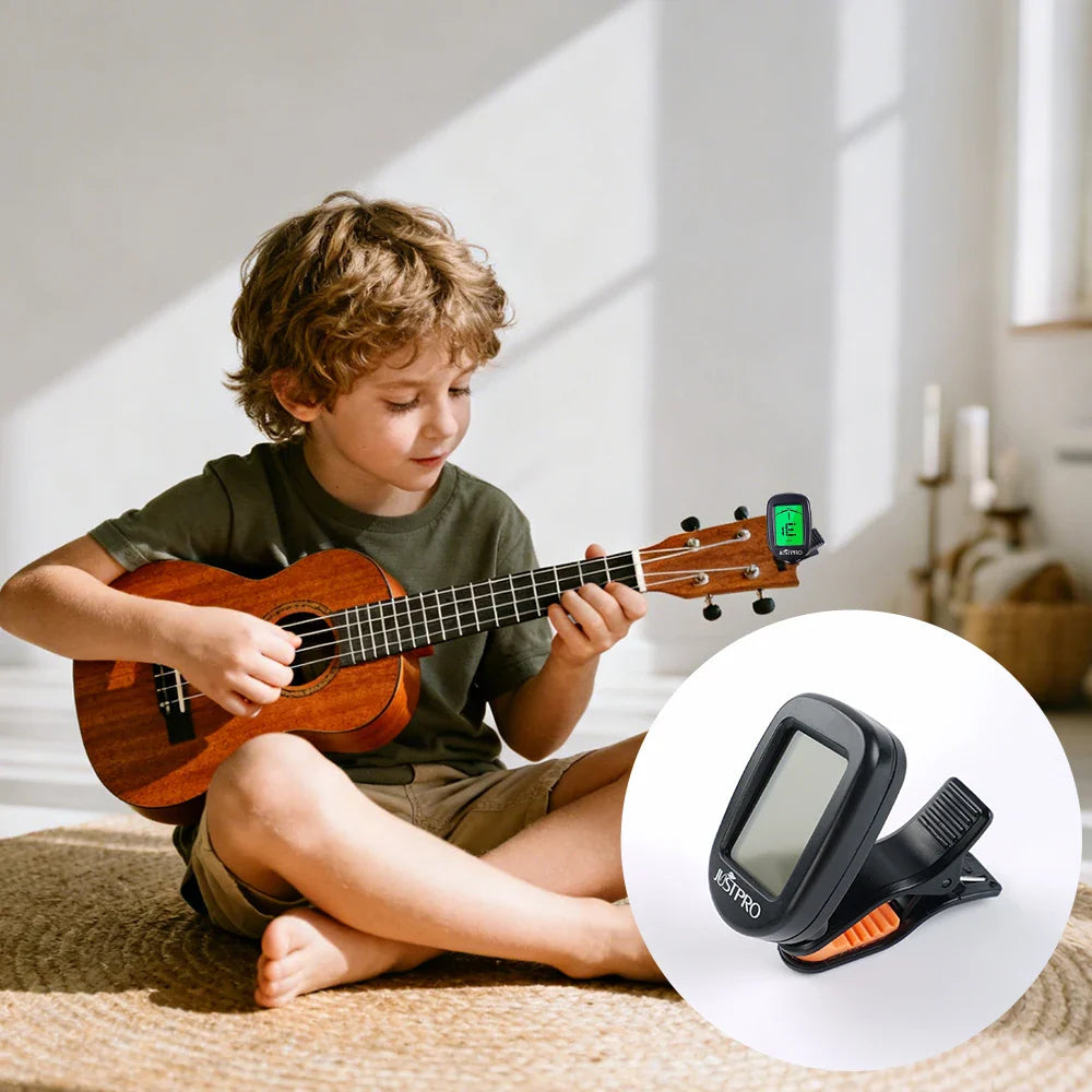 Accordeur de guitare rotatif, accessoires de guitare à clipser pour guitare basse, ukulélé, violon, mandoline, Banjo