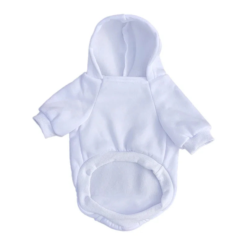 Dog Clothes Spring Autumn Winter Small Medium Puppy York French Bulldog Chihuahua Maltese Fleece Lining Pet Hoodies