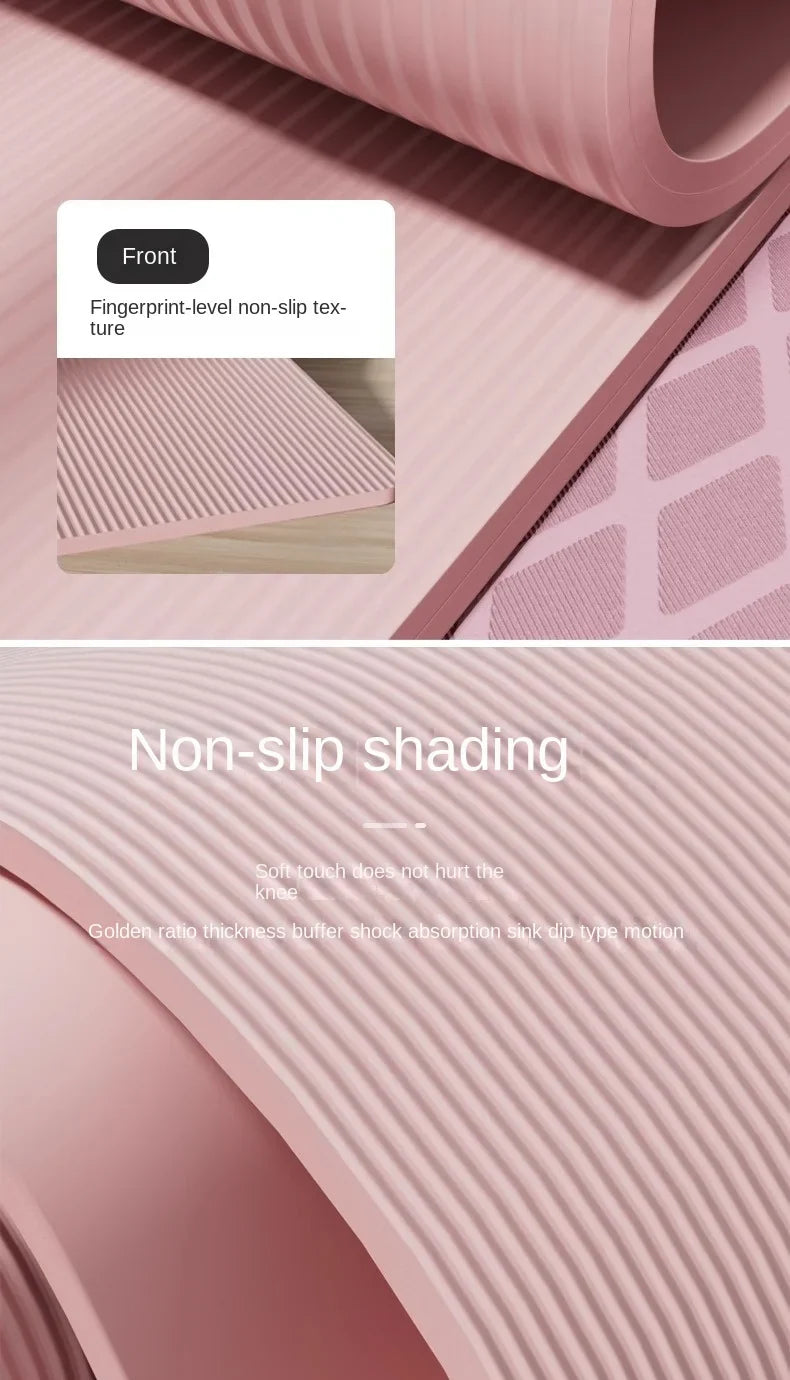 Yoga Mat for Women Fitness Home Special Widened Thickened Lady anti-slip Floor Mat Dance Exercises