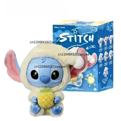 Stitch Eat Something Before Sleep Series Blind Box Plush Vinyl Toys Cute Doll Replica Mystery Box Bag Pendant Decor Gift