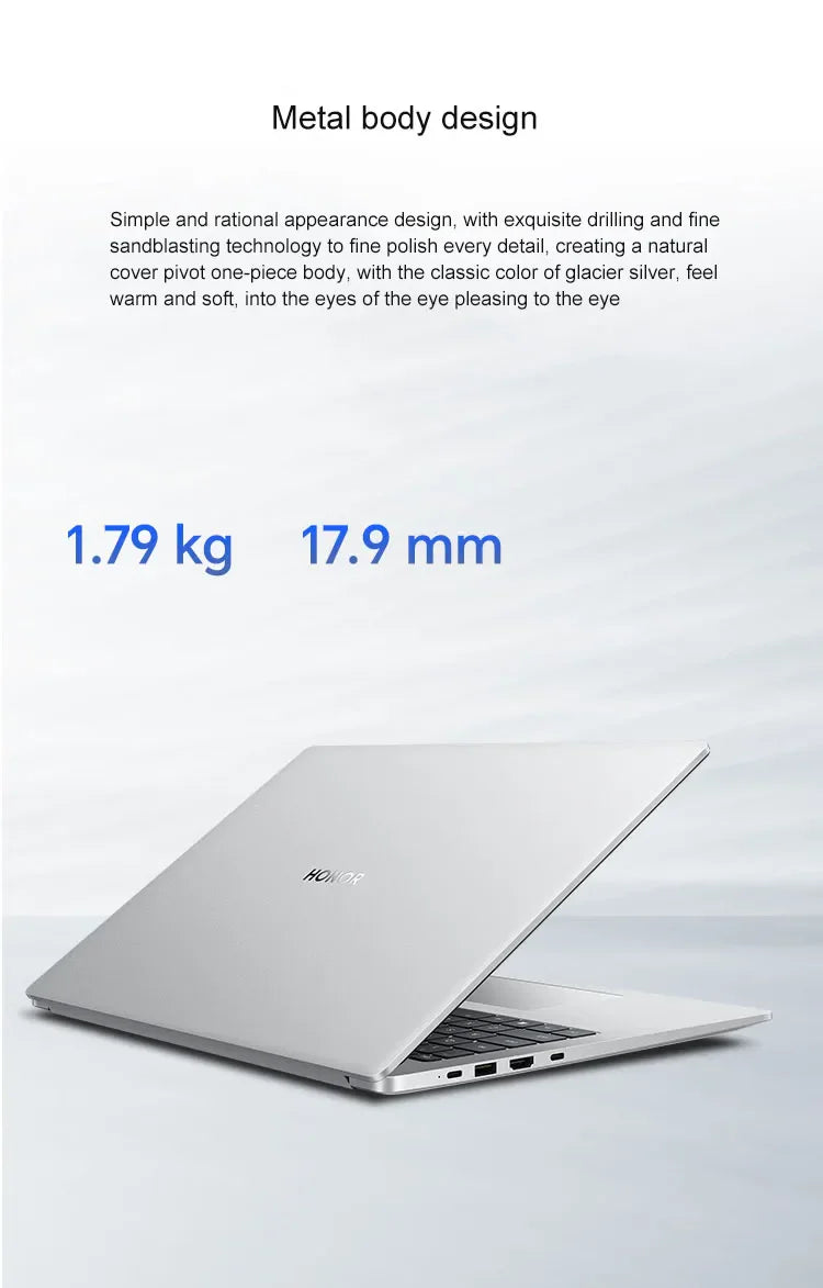 Honor Laptop X16 Plus 16-inch 2024 Riptide R7 8845HS 16GB/32GB RAM 512GB/1TB/2TB SSD 2.5K 120Hz Thin & Light Laptop