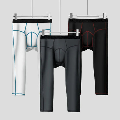 Leggings pour hommes pour l'automne et l'hiver : pantalons fins, serrés en polaire, sous-vêtements surdimensionnés et chauds
