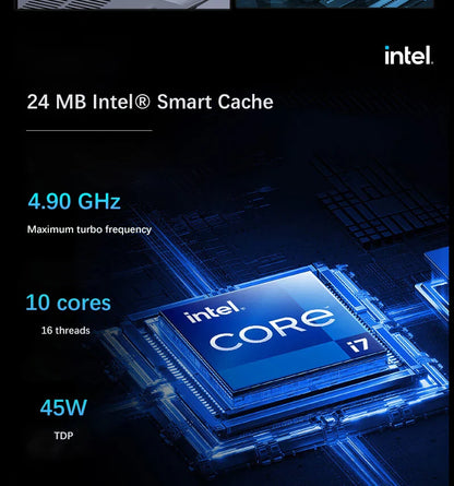New 13th Gen Gaming Laptop Intel Core i7 13620H 16 Inch IPS Screen 2*DDR4 MAX 64GB 2*SSD Windows11 Fingerprint Notebook WIFI BT