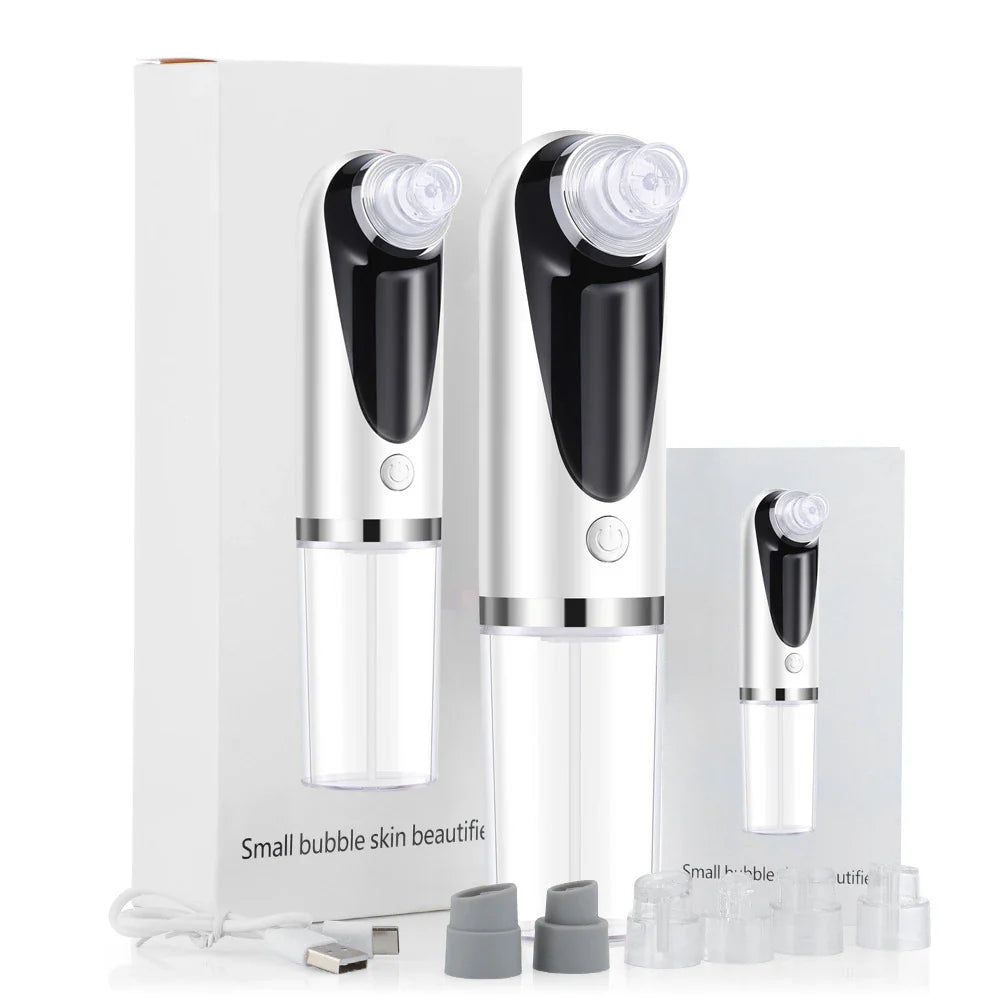 Dissolvant de points noirs électrique, aspirateur de pores, Micro petites bulles, Cycle d'eau Rechargeable, élimination des points noirs