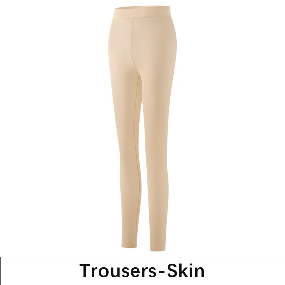POKARLA 1 ensemble de sous-vêtements thermiques chauds intimes Sexy longs Johns femmes en forme de ensembles femme col moyen vêtements de mise en forme thermique