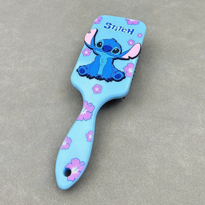 Stitch Air Cushion Combs Cartoon Minnie Mouse Pooh Bear Anime 3D Massage Comb Hair Brush Haircare Hairdressing Tool Girl Gifts