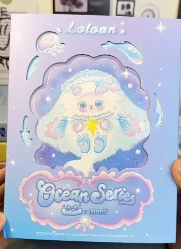 Genuine CQTOYS Loloan Ocean Series Blind Box Cute Doll Plush Handmade Ornament Gift Trend 2025 Summer