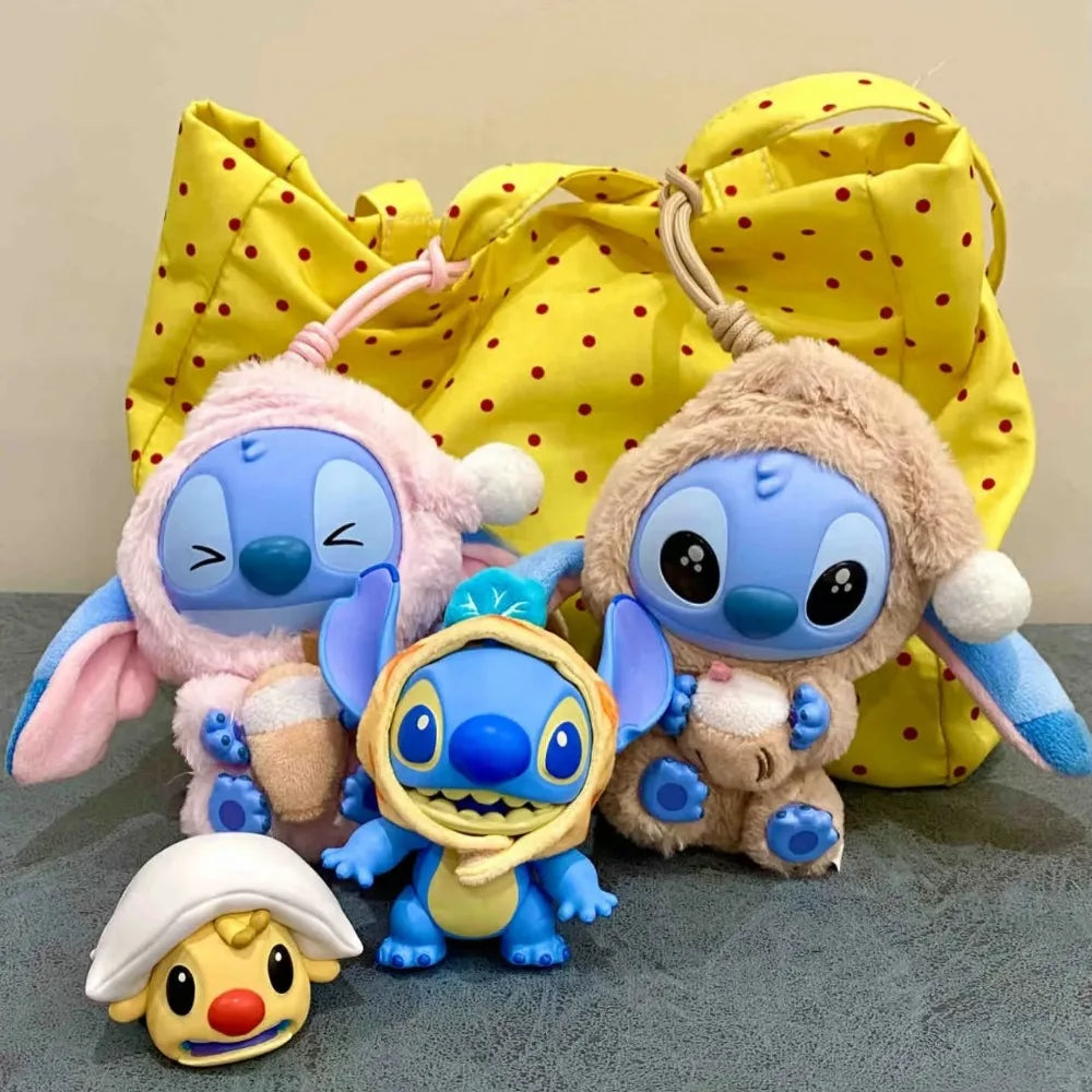 Stitch Gotta Have Bite Series Plush Keychain Blind Box Cute Anime Character Surprise Toy