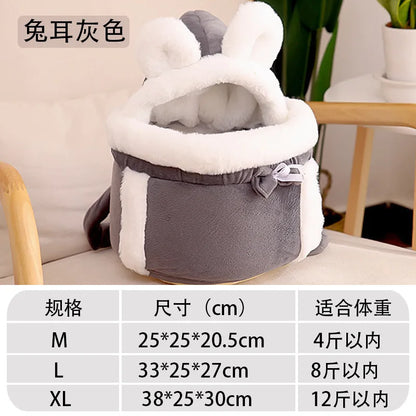 Sac à dos pour animaux de compagnie pour activités de plein air, grande capacité pour chiens de petite et moyenne taille, sac à dos portable pour chats, voyage et randonnée