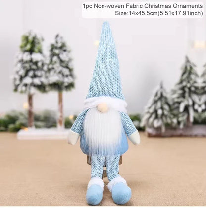 Faceless Christmas Decorations for Home, Christmas Tree Ornament, Merry Butter, New Year Gifts, 2024, 2025