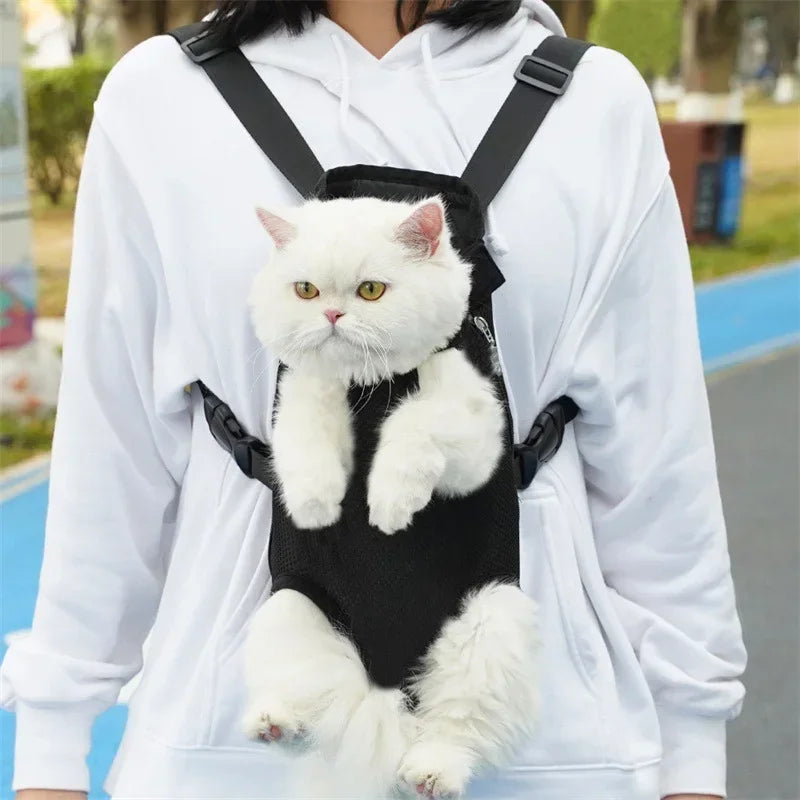 Sac à dos pour animaux de compagnie sac de transport réglable pour chat sac à dos à Double épaule pour animaux de compagnie sac Portable voyage en plein air Camping randonnée sac pour chat sac pour chien