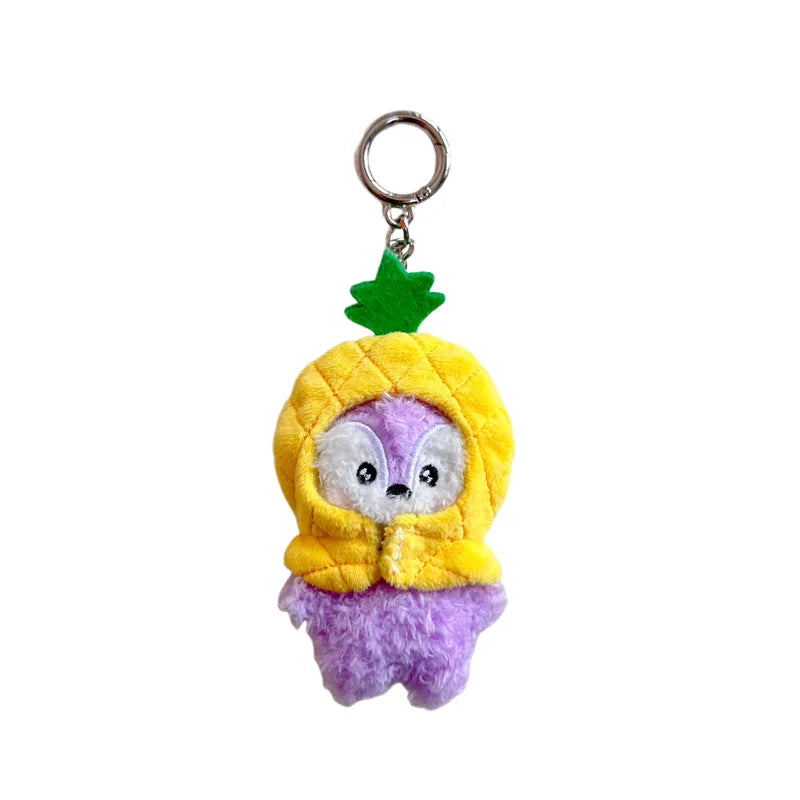 Bt21Ed Baby Fruit Series Kawaii Anime COOKY MANG Plus Keychain Cute Cartoon Plus Pendant Doll Toy Bag Accessories Girl Gift