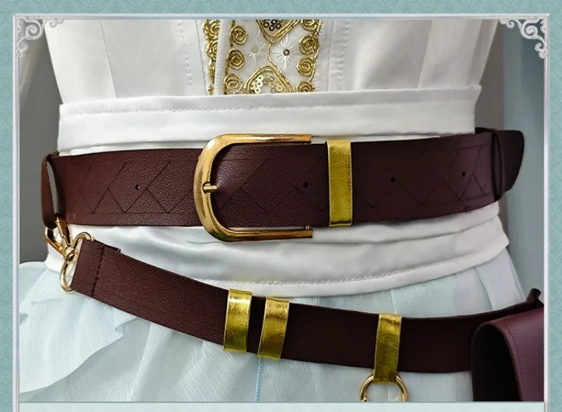 Jeu Identity Ⅴ Cosplay Eli Clark Costume Blanc Magnifique Élégant Uniforme de Combat Complet Tenue de Jeu de Rôle pour Hommes Fête Thématique