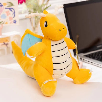 Pikachu Pokemon Plush Doll Charmander Bulbasaur Squirtle Psyduck Eevee Plush Soft Stuffed Animals Peluche Plushie Toy Gifts