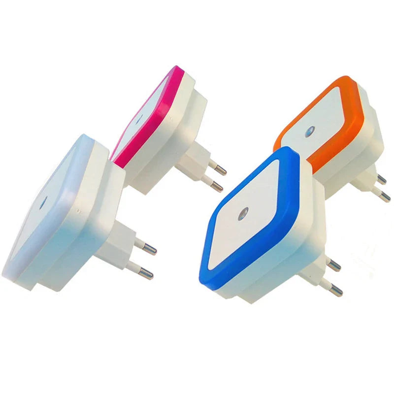Mini veilleuse LED sans fil avec capteur, prise EU/US, éclairage décoratif pour chambre d'enfant, salon