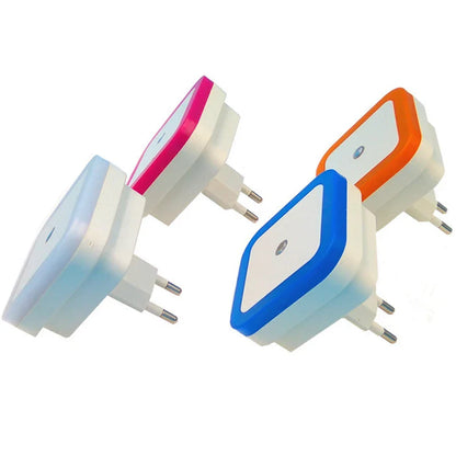 Mini veilleuse LED sans fil avec capteur, prise EU/US, éclairage décoratif pour chambre d'enfant, salon