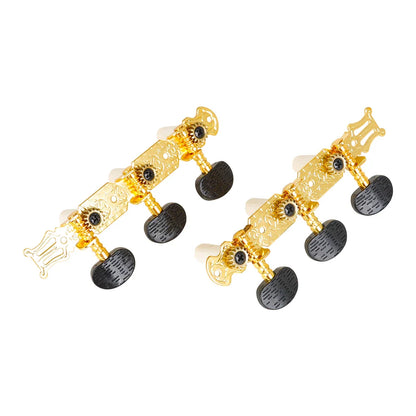 M MBAT 2 pièces chevilles de réglage de cordes de guitare classique têtes de Machine ouvertes en métal doré accordeurs guitare accessoires d'instruments de musique