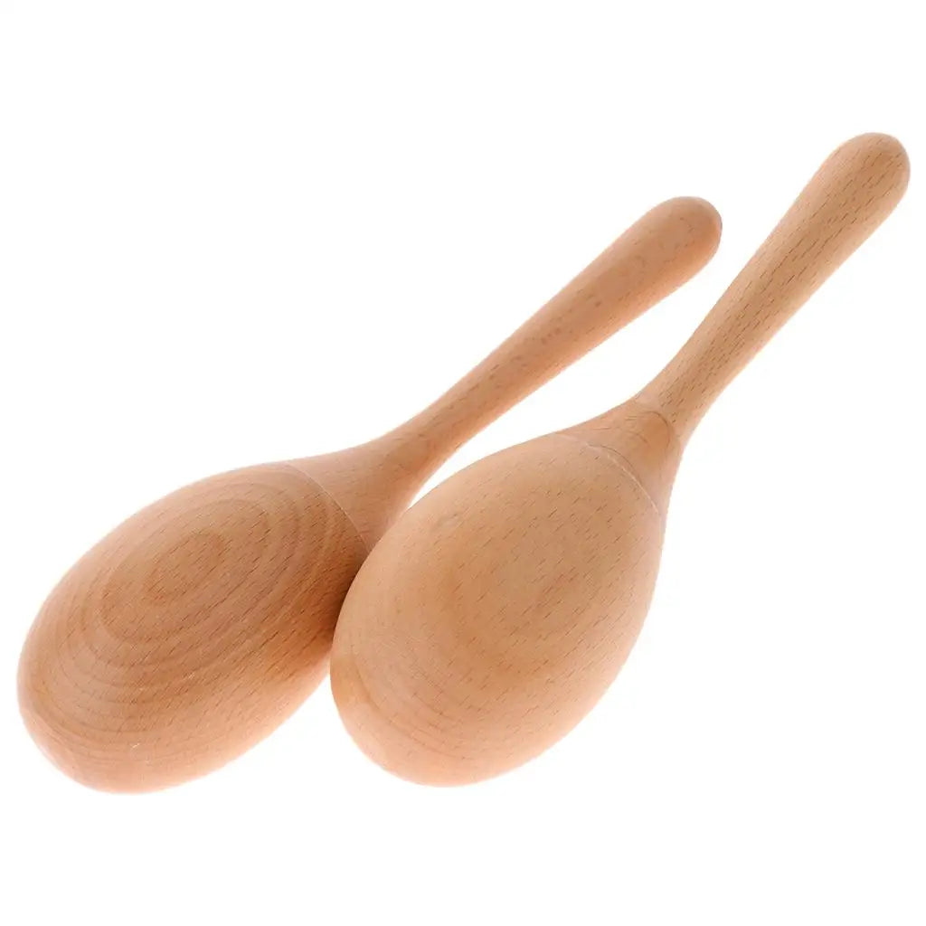 Marteau en bois Maraca Shaker, jouet musical, 2 pièces