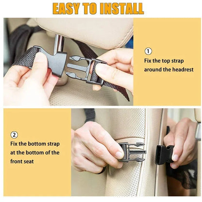 Storage Bag Large Capacity Classified Storage Portable and Practical Vehicle Mounted Multifunctional Car Seat Back Sorage Bag