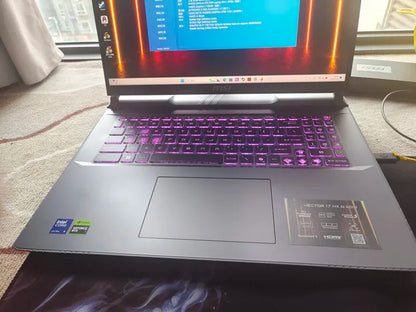 2025 MSI Vector 17 HX AI Gaming Laptop 17 Inch 2.5K QHD 240Hz IPS Screen Notebook Ultra 9-275HX 64GB 2TB RTX5080 Netbook Compute
