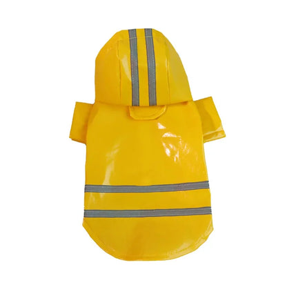 Vêtements pour chiens, vestes imperméables, imperméables à capuche avec bande réfléchissante, vêtements respirants d'extérieur pour chiots