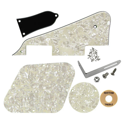 FLEOR – jeu de Pickguard pour guitare LP, couvercle de cavité, rythme, aigus et support métallique, vis, pièces de guitare