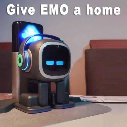 Robot compagnon - ChatGPT activé avec des commandes vocales et une fonction de danse, une animal de compagnie robot interactif avec une personnalité, livrée