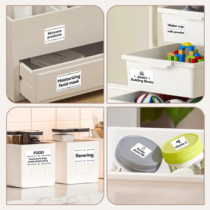 Portable Printer Mini Label Printer Self-adhesive Inkless 12-58mm Label Makers For Photo/Label/Home/Office/Business/Gifts As B21