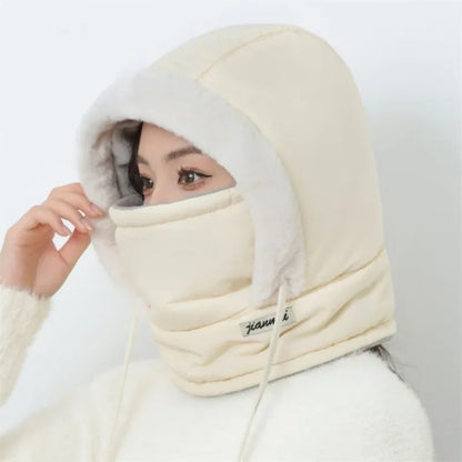 Chapeau chaud d'hiver pour hommes et femmes, Protection des oreilles de cyclisme d'automne et d'hiver avec velours épais pour la Protection contre le froid