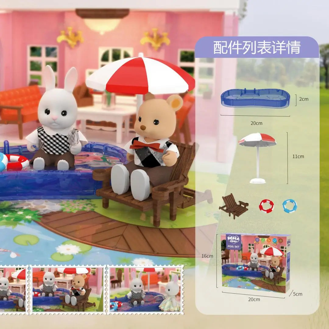 Mini-supermarché, jeux de shopping, accessoires de maison de poupée, jouets éducatifs pour enfants, jouets d'interaction familiale