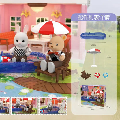 Mini-supermarché, jeux de shopping, accessoires de maison de poupée, jouets éducatifs pour enfants, jouets d'interaction familiale