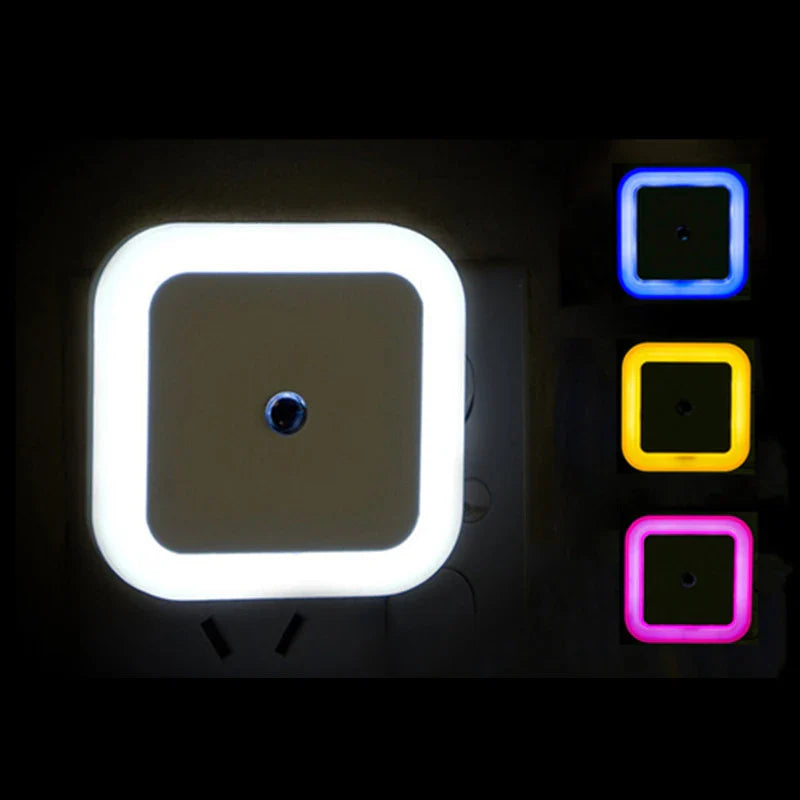 Mini veilleuse LED sans fil avec capteur, prise EU/US, éclairage décoratif pour chambre d'enfant, salon
