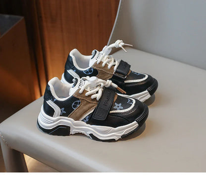 Chaussures de sport pour enfants garçons et filles, nouvelles baskets rétro d'automne, chaussures de tennis pour enfants et adolescents, chaussures de course décontractées à carreaux pour étudiants