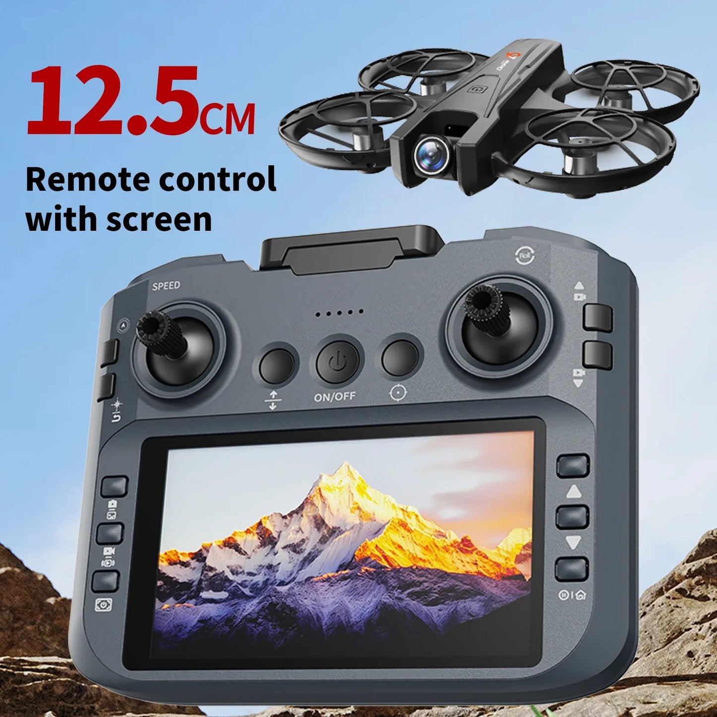 Drones avec caméra professionnelle con cámara professionnelles de 10km flux optique vol stationnaire double caméra commutateur 360 ° professionnel Estensioniд;)