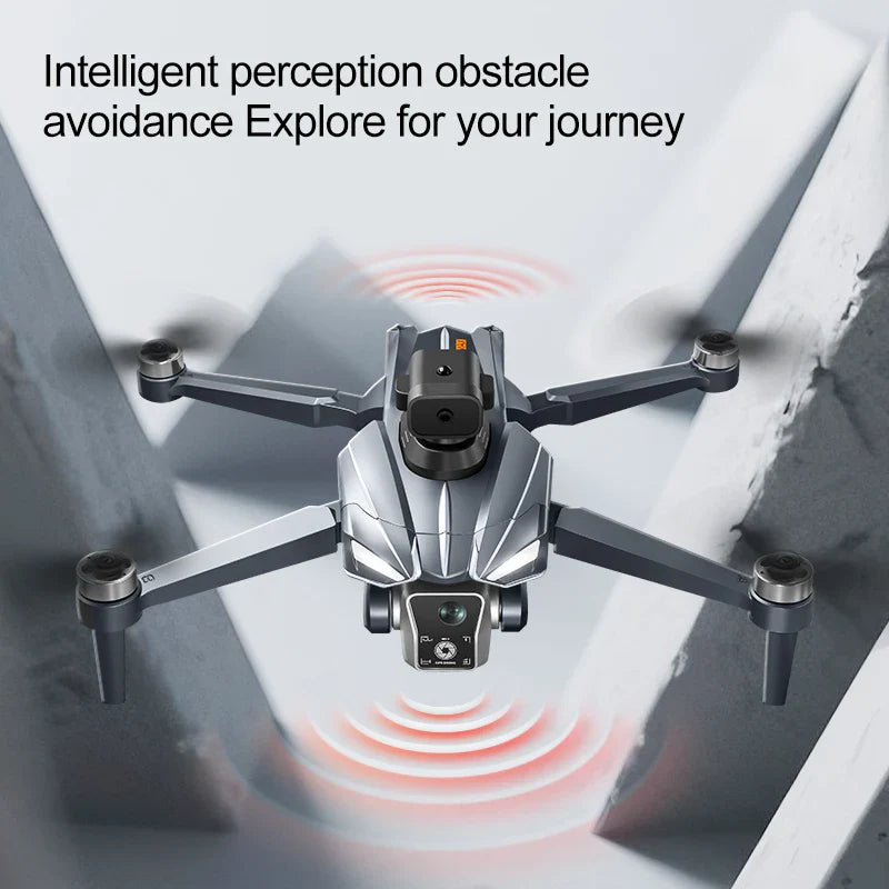 K18 Max RC Drone 8K double caméra sans brosse GPS 5G évitement d'obstacles pliable télécommande UAV grand écran quadrirotor VS K19