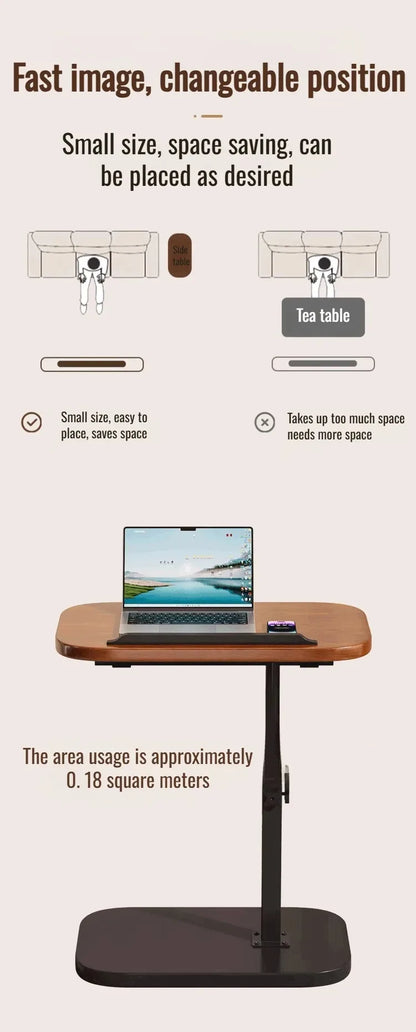 Dortoir Table de chevet ménage pliable Mobile ascenseur ordinateur bureau Portable salon table d'appoint chambre paresseux ordinateur Portable bureau