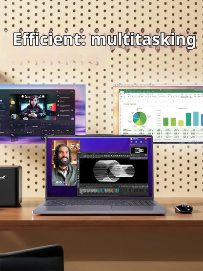 FIREBAT AT15 Ordinateur portable 15,6 pouces Intel N100/N150 16 Go RAM 512 Go SSD Ordinateurs portables de bureau et d'entreprise