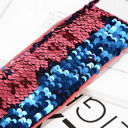 Bracelet à paillettes bicolore, rouge rose et argent, bracelet de fête, cadeaux de fête pour enfants, cadeaux de Noël, Nouvel An, carnaval
