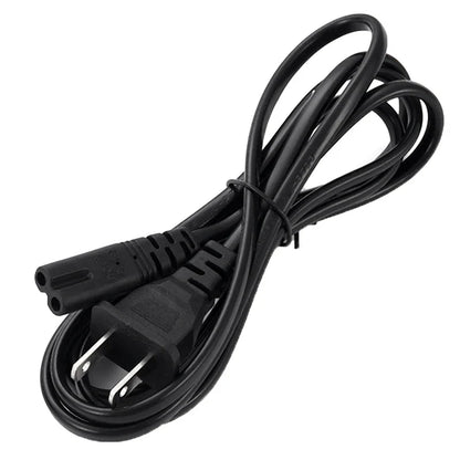EU Power Cable 2pin IEC C7 US Power Extension Cord For Dell Laptop Charger Epson Printer Radio Speaker PS4