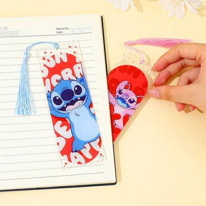 Cute Stitch Anime Bookmarks Anime Lovers Gifts Students Study Stationery Freshman Week Opening Season Back to School Gifts