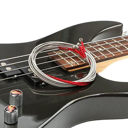 Stainless Steel Bass Strings, 4-string, Electric Bass Instrument Parts Accessories, Brilliant Sound Quality