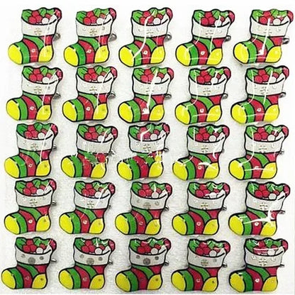 25pcs Broche Lumineux LED Clignotant Amour Fête Dessin Animé Badge Lumineux Cadeau Cosplay Noël Mariage Festival Halloween