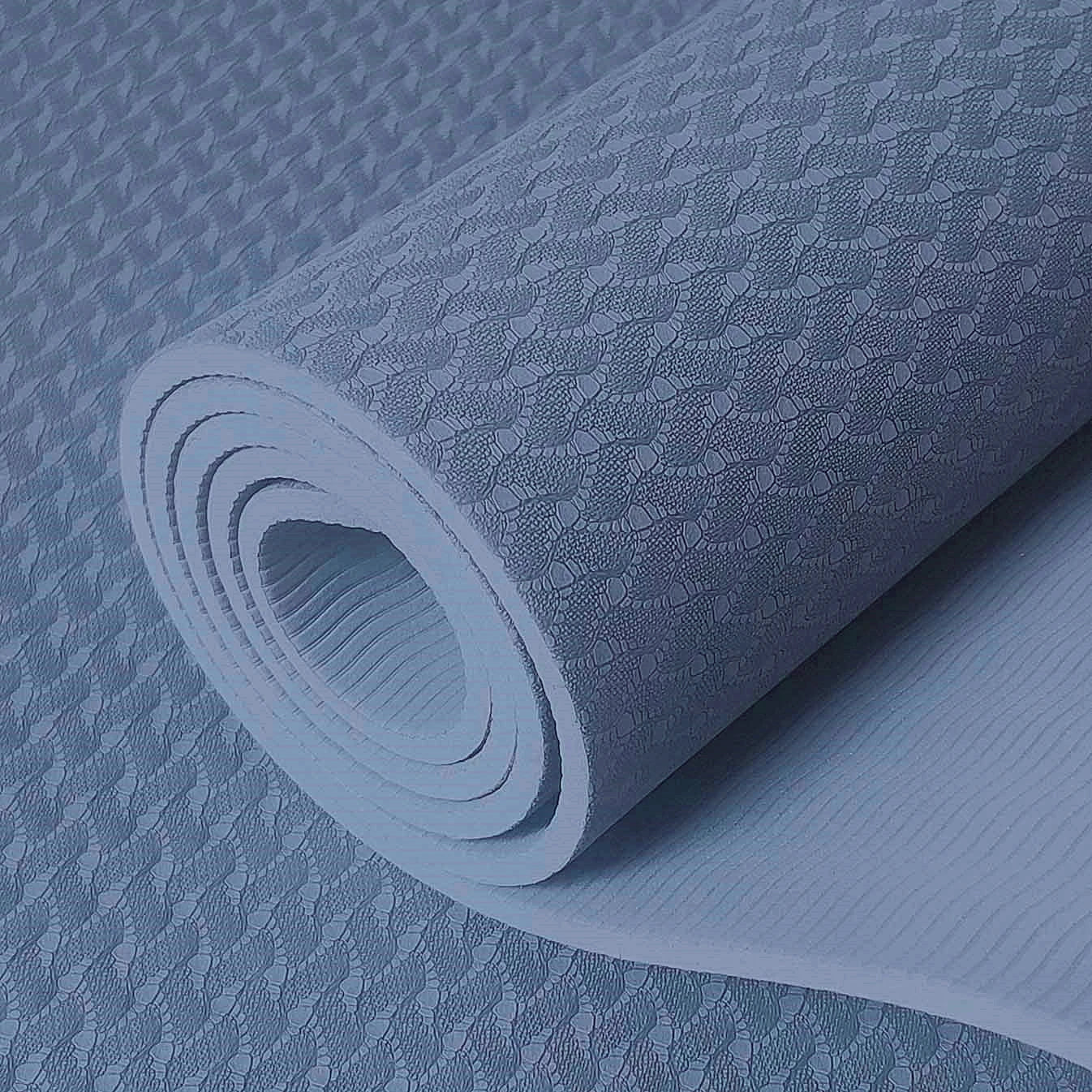 Thi Wide Long TPE Yoga Mat for Men And Women Fitn Dance Anti-Slip Home Use Slightly Defective Exercise Equipment