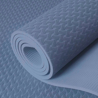 Thi Wide Long TPE Yoga Mat for Men And Women Fitn Dance Anti-Slip Home Use Slightly Defective Exercise Equipment