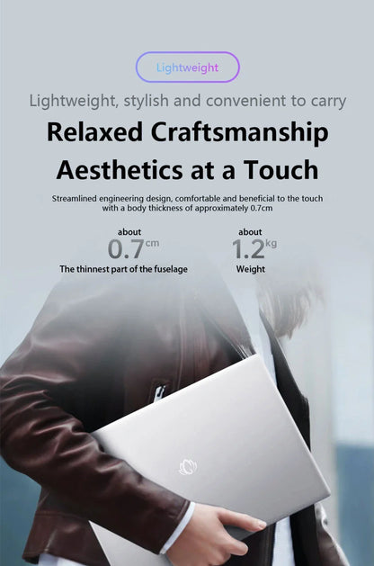 BOLUNSHUAI  Laptop 15.6" Intel Processor N95 or i7 Notebook 16GB RAM 1TB SSD Cheap Computer FULL HD Resolution Office Study PC