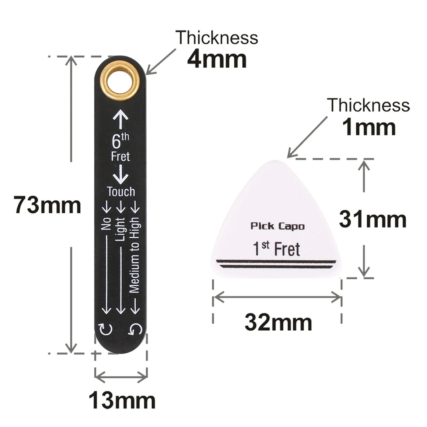 Kit d'outils de réglage de tige en treillis, jauge d'épaisseur de soulagement du cou de précision en acier inoxydable pour tous les Types de guitare (électrique/acoustique/basse)